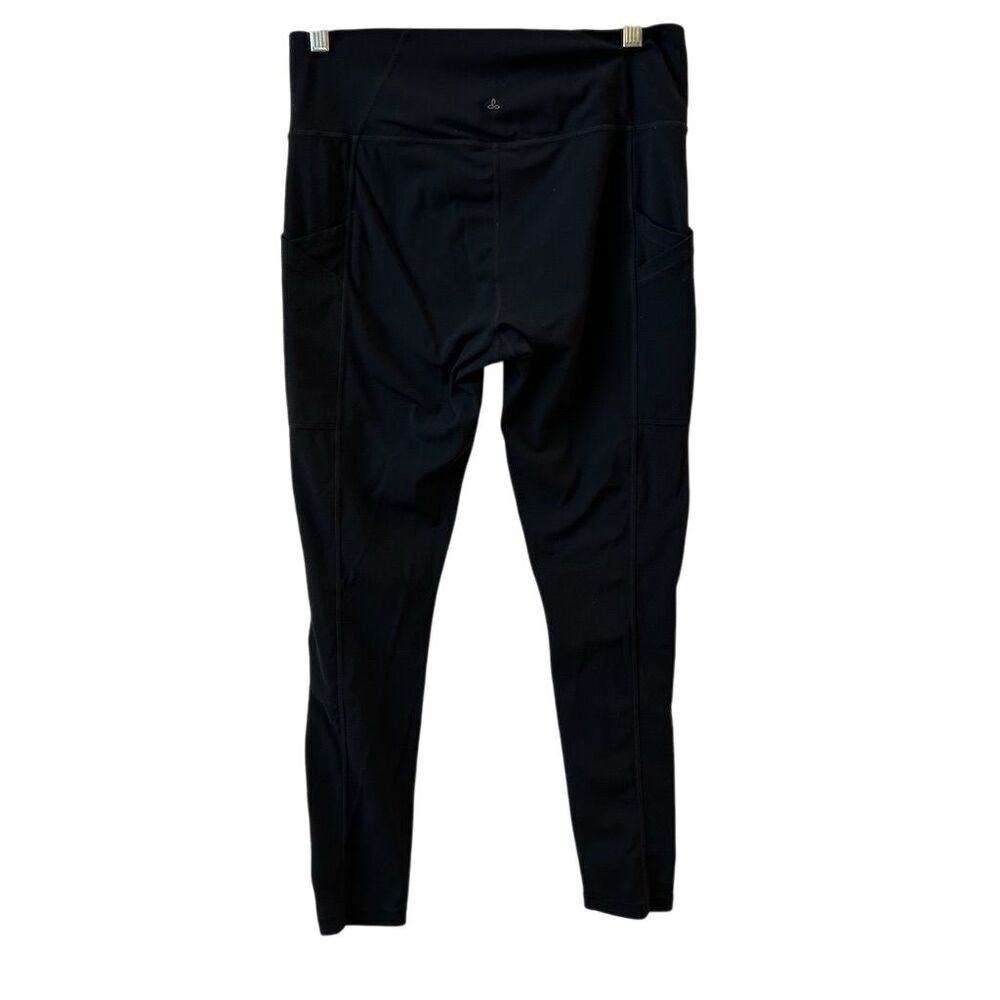 Prana Women's Black Ankle Leggings‎ Large with Side Pockets